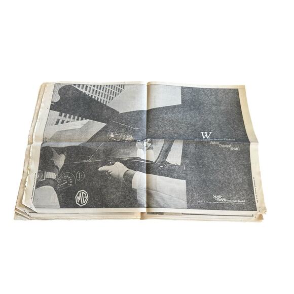 1978 The Tennessean Newspaper Import Cars Special Advertising Section BMW, MG VW - Picture 7 of 7